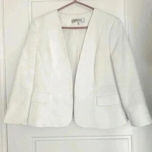 White  brocade Bazer